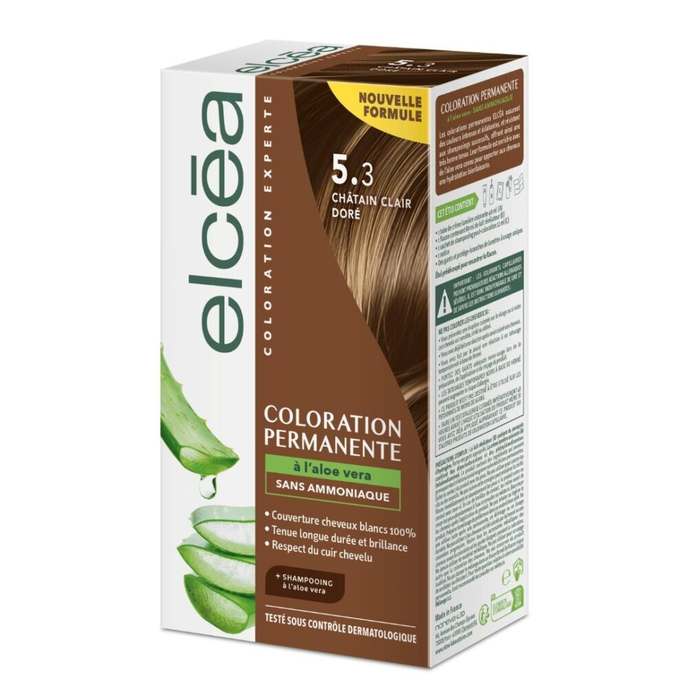 Elcea Coloration Chatain Clair Dore 53