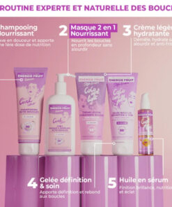 Energie Fruit Haircare Curl Coco 2en1 Masque Et Demelant Nutri Boucles 300ml 2