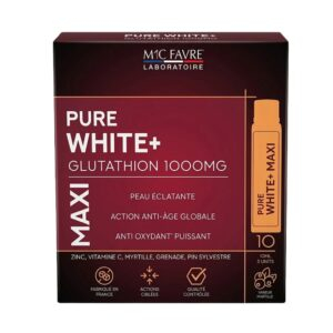 Eric Favre Pure White Glutathion 1000mg Maxi 10doses X 25ml