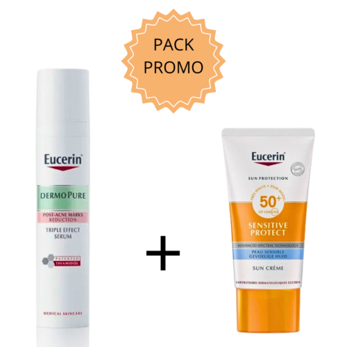 Eucerin Dermopure Triple Effect Serum 40mlsun Creme Spf50 50ml Pack
