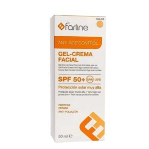 Farline Ecran Solaire Gel Creme Peaux Seches Spf50 50ml