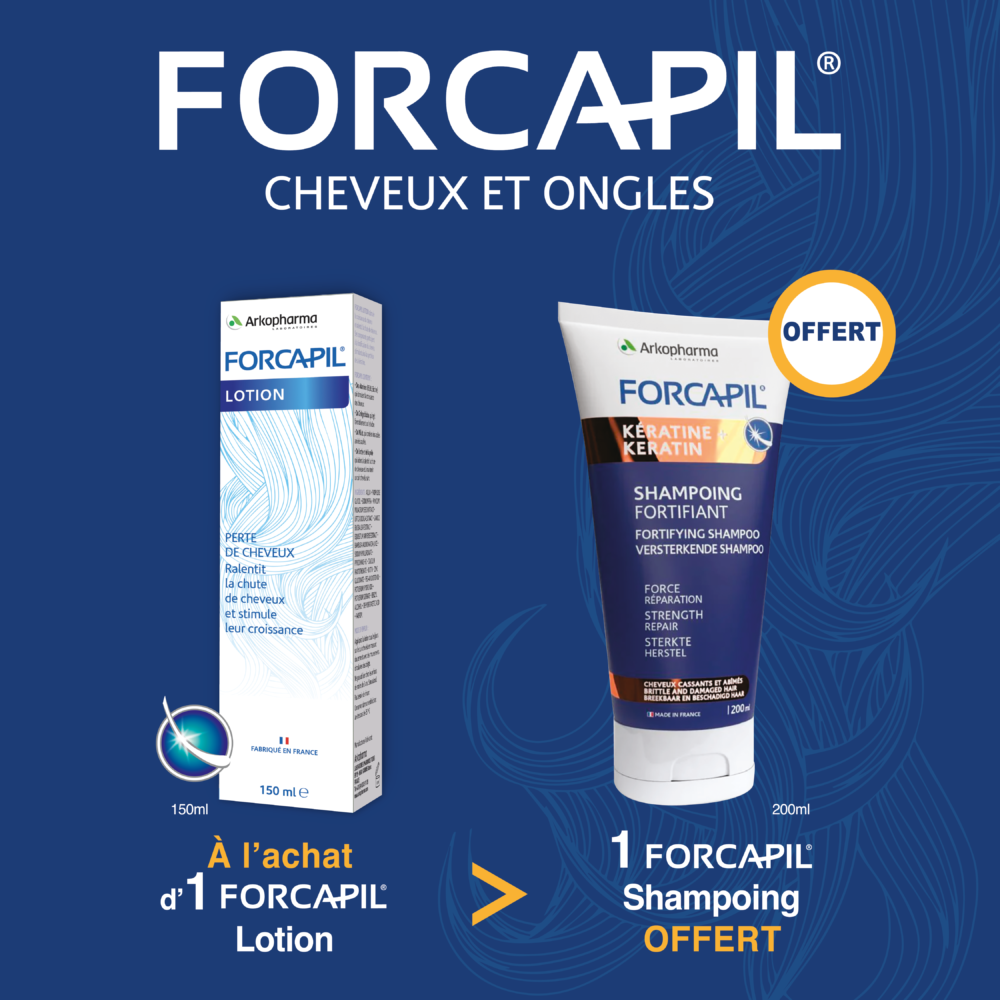 Forcapil Pack Lotion Anti Chute Forcapil Shampooing Energisant Offert