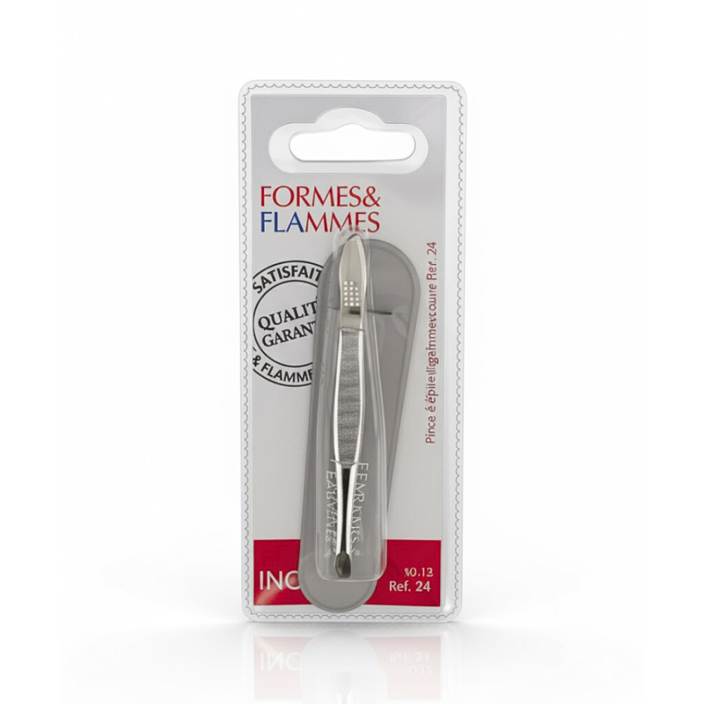 Formesflammes Pince A Epiler Acier Forge Nikele Longue Mors Carres 9cm Refrence 18