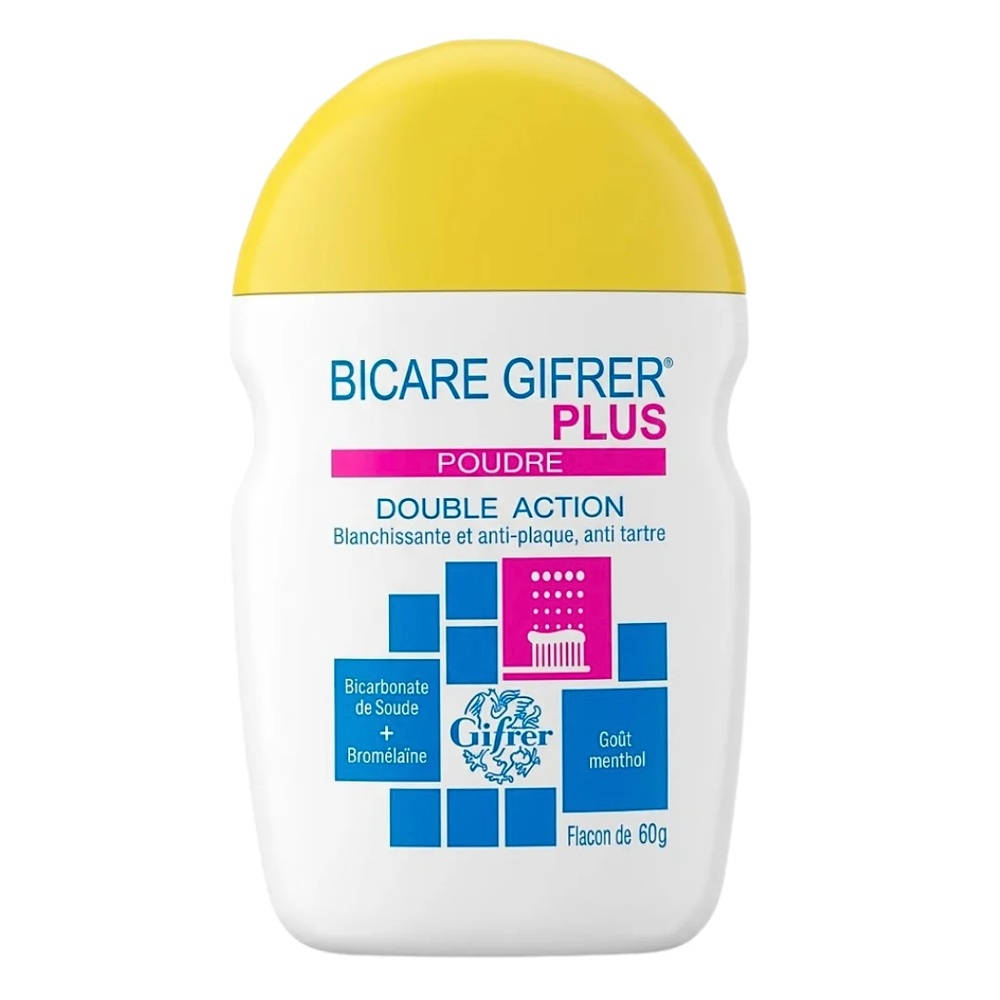 Gifrer Bicare Plus Poudre Blancheur Menthe 60g