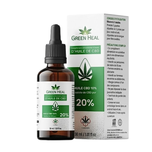 Green Heal Huile De Cbd Isolat Pur 20 15ml