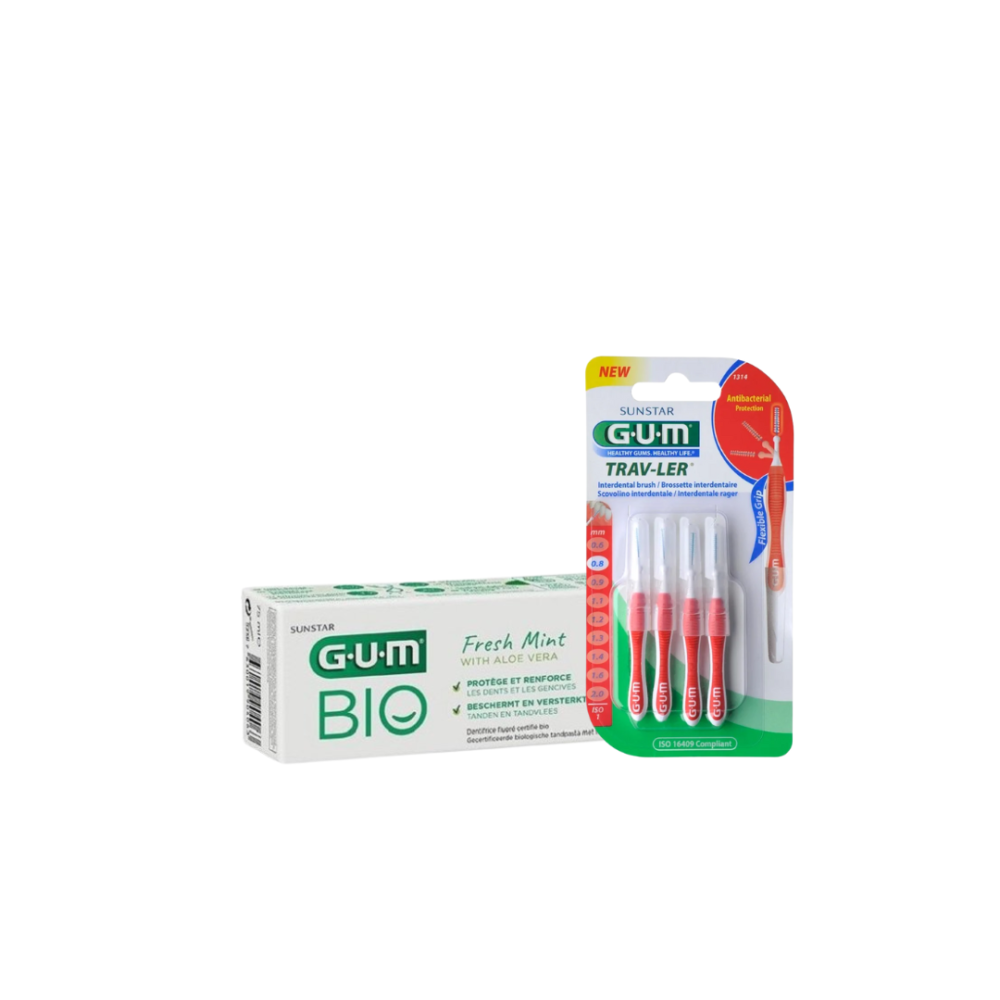 Gum Dentifrice Bio 75ml Brosse 1314 Pack