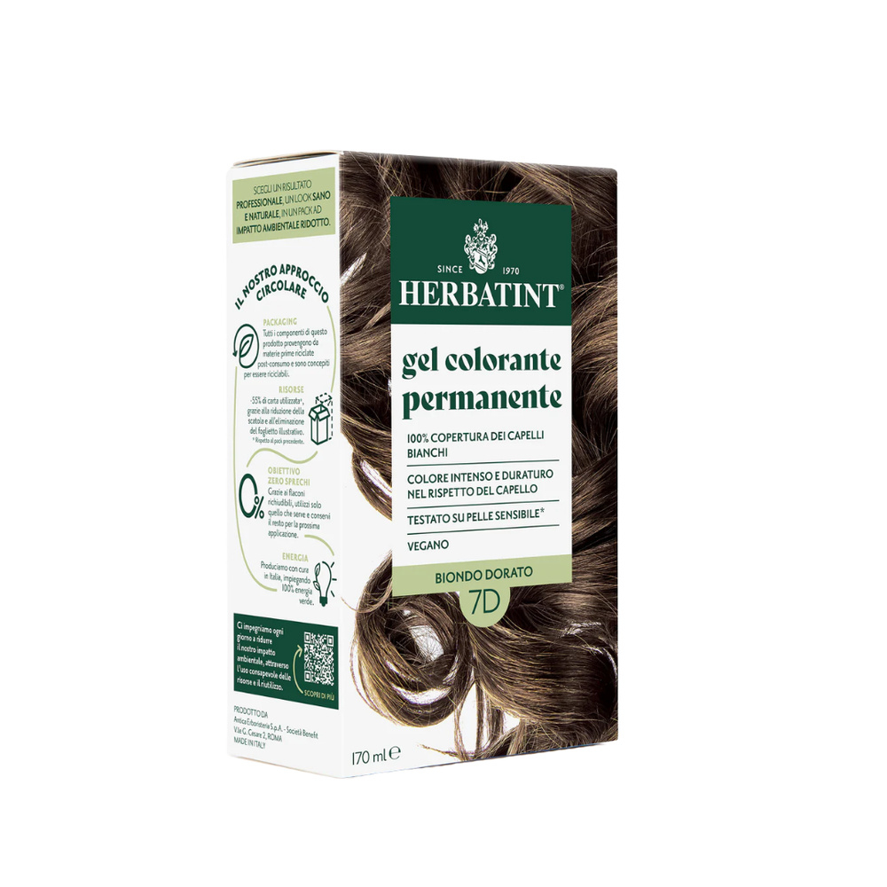 Herbatint Soin Colorant 7d Blond Dore 170ml