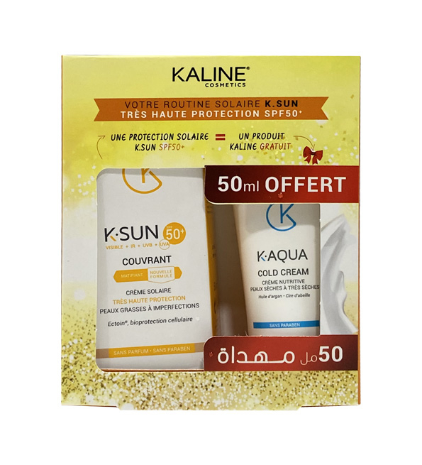 Kaline Ecran Couvrant 50 Cold Cream Pack