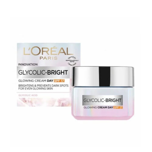L Oreal Paris Glycolic Bright Creme De Jour Spf17 50ml