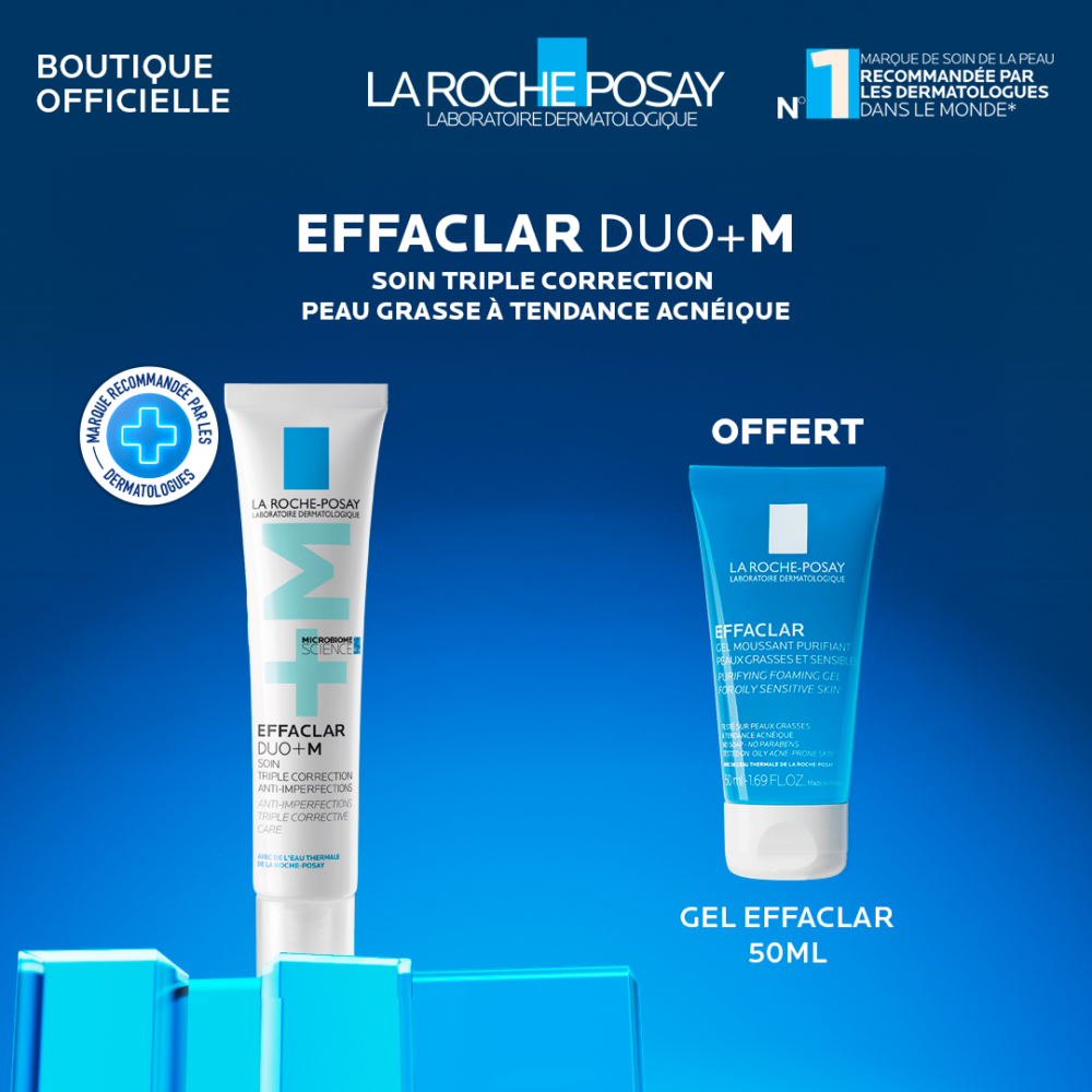 La Roche Posay Effaclar Duo 40ml Effaclar Gel Moussant 50ml Pack