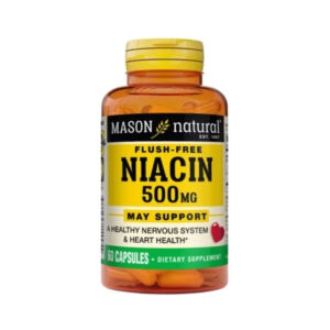 Mason Natural Flush Free Niacin 500mg 60 Capsules 1499 60 1