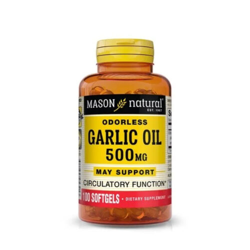 Mason Natural Garlic Oil 500 Mg 100 Softgels 532 100 1