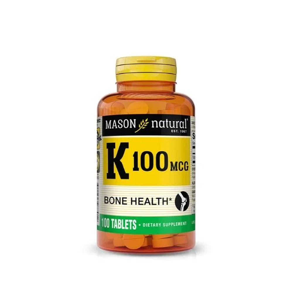 Mason Natural K 100mgg 100 Tablets 779 100c 1