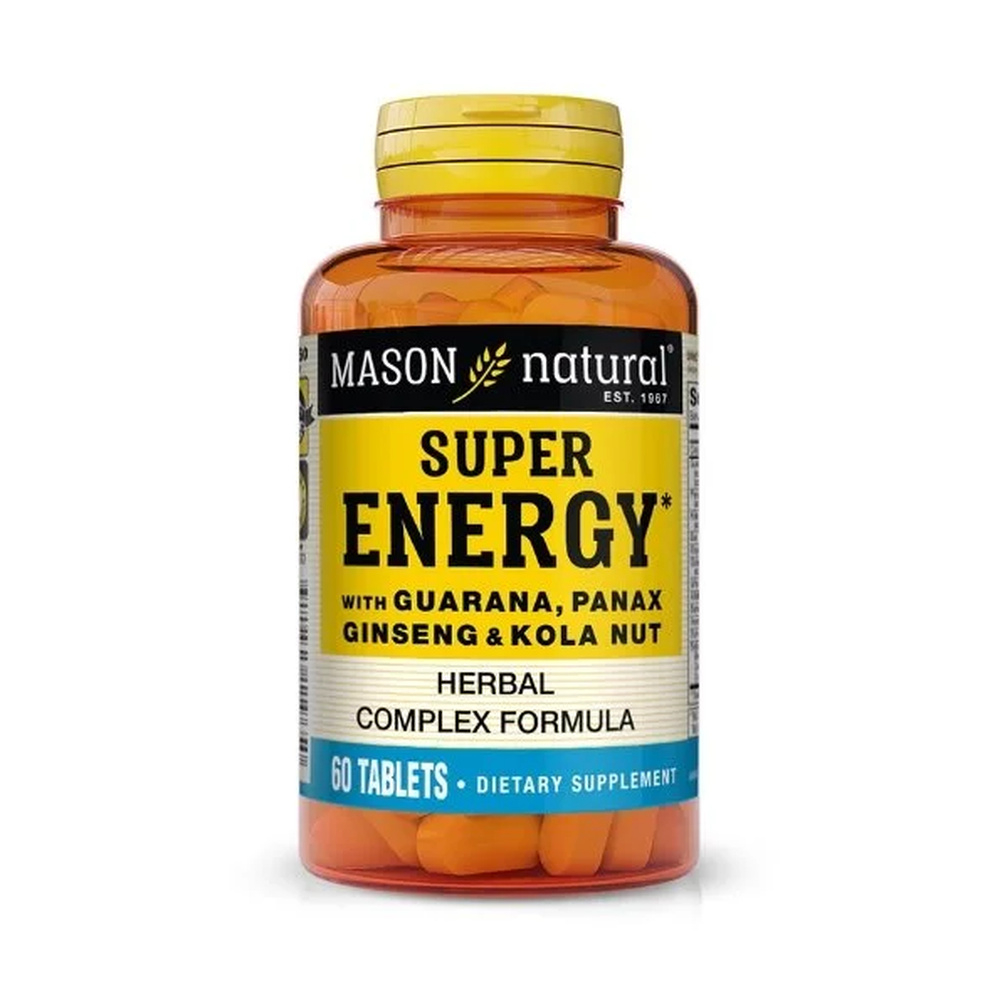 Mason Natural Super Energy 60 Tablets 1196 60 1