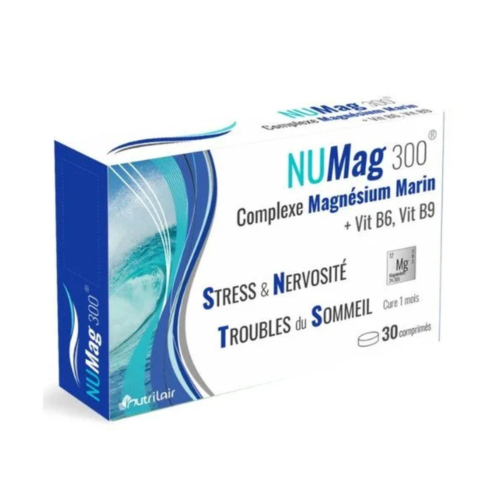 NUTRILAIR - Numag 300 complexe magnesium marin 30cps
