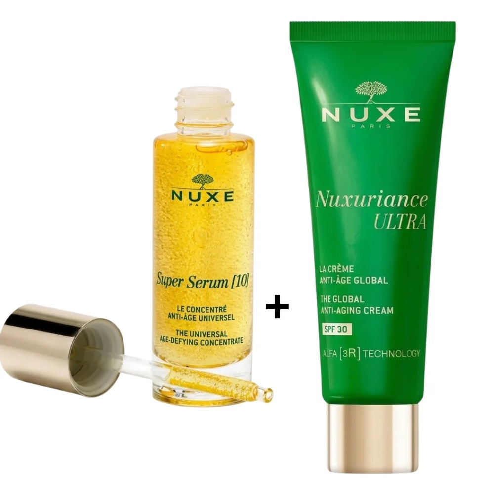 Nuxe Duo Packsuper Serum 10 30mlnuxuriance Ultra Creme Global Spf30