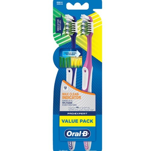Oral-B Bad Pro-Expert Maxi Clean Indicateur Soft lot de 2