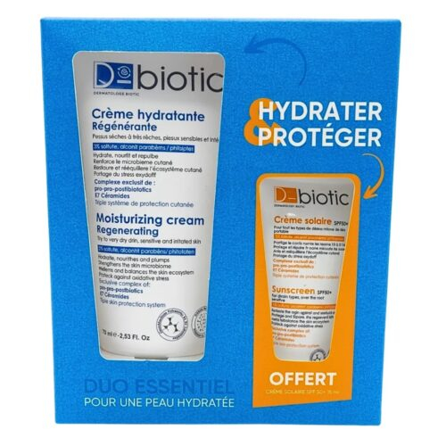 Pack D Biotic Creme Hydratante 75mlecran Solaire Spf50 15ml Duo Pack