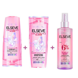 Pack Elseve Glycolic Gloss Shampooingdemelantultra Glosscoffret