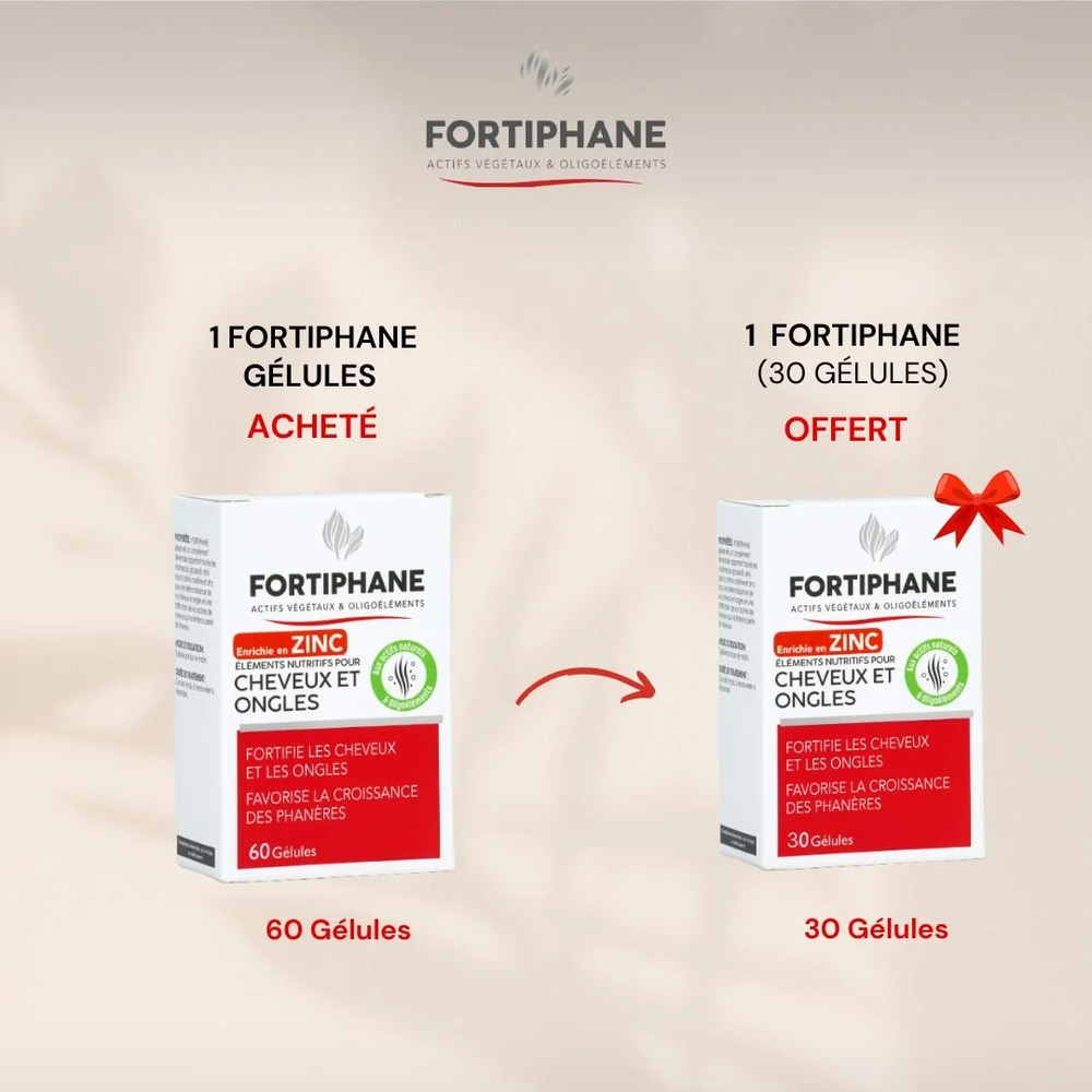 Pack Fortiphane 60 Gelules Fortiphane 30 Gelules Pack