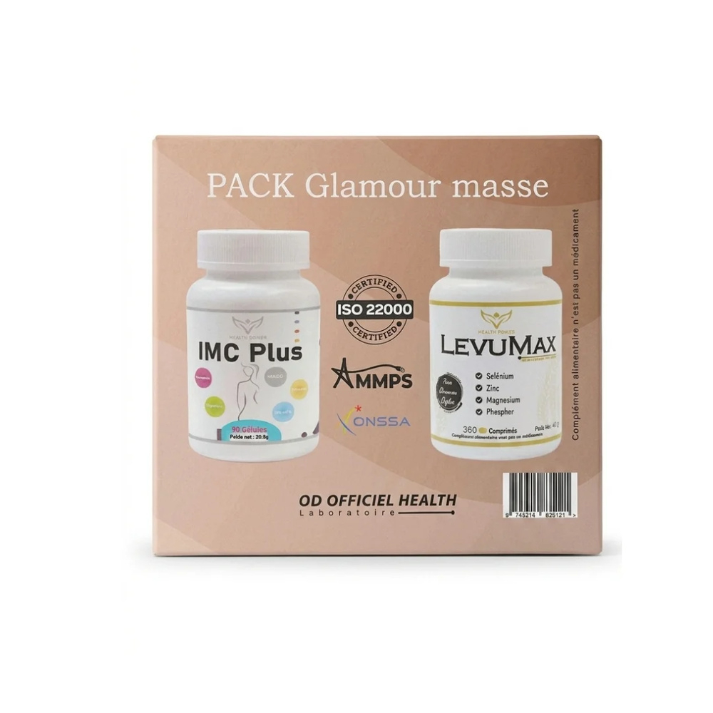 Pack Health Power Power Glamour Masse Pack Imc Plus 90 Gellevumax 360 Cps