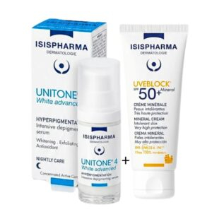 Pack Isispharma Unitone 4 White Advanced Uveblock Mineral Teinte Spf50 40ml Pack