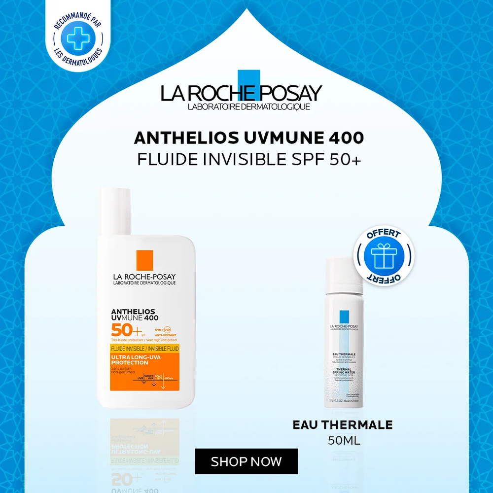 Pack La Roche Posay Rp Anthelios Fluide Uvmune 400 Spf50 50mleau Thermale Pack
