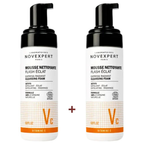 Pack Novexpert Duo Pack Mousse Nettoyante Flash Eclat 150ml2
