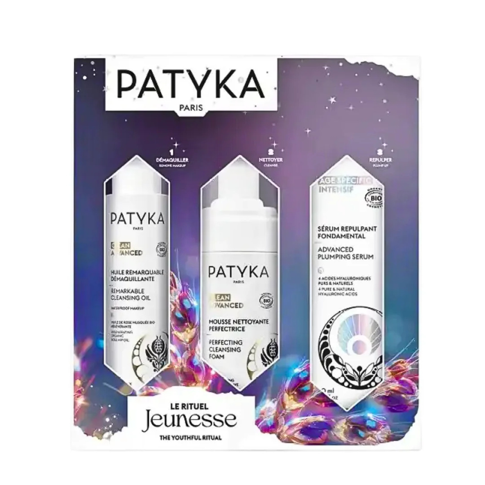 Pack Patyka Le Rituel Jeunesse Huile Demaqmousse Nettserum Repulpant