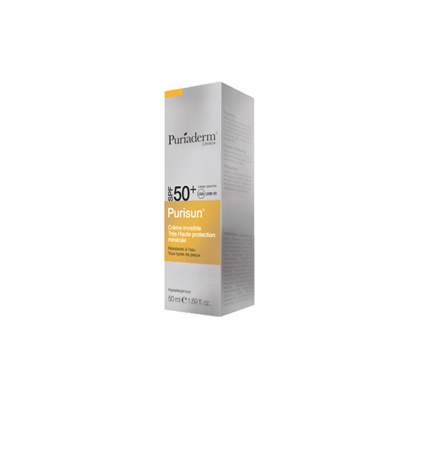 Puriaderm Purisun Creme Solaire Invisible Spf 50