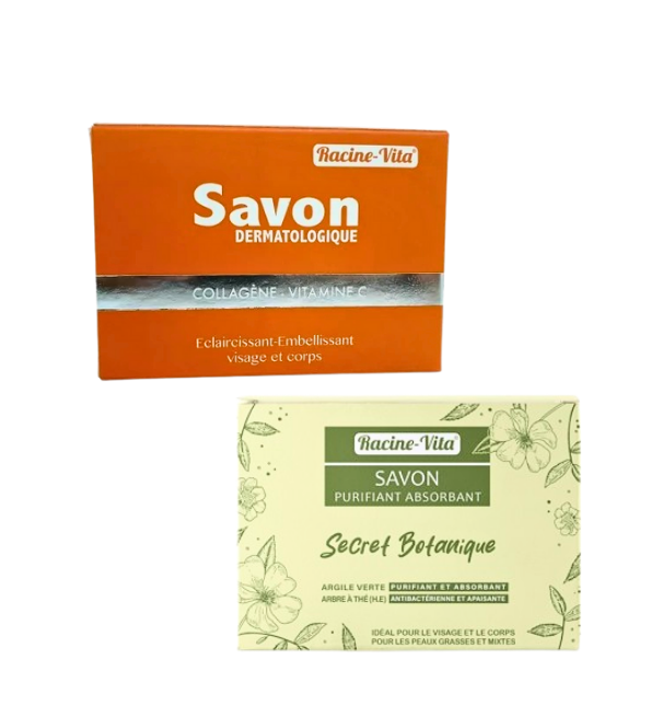 Racine Vita Duo Pack Savon Savon A La Vitamine C Savon Botanique