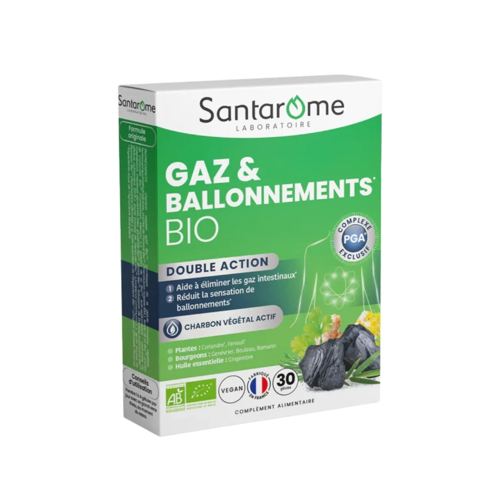 Santarome Gaz Ballonnements 30 Gelules