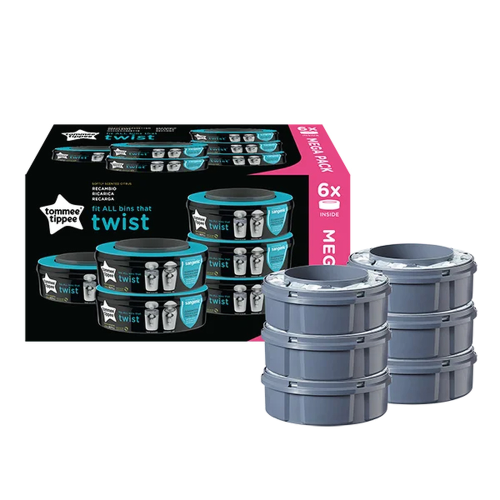 Tommee Tippee 6 Recharge Pour Poubelle Ref 85100802