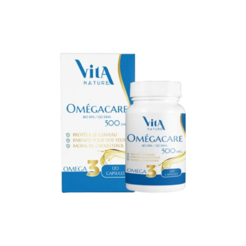 Vita Nature Omegacare 500mg 120capsules 1