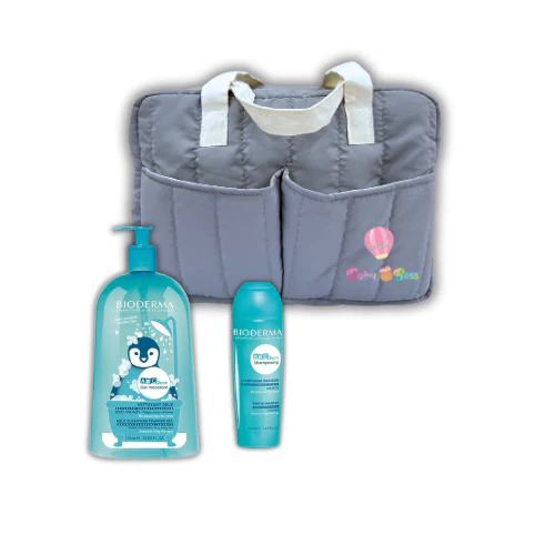 Abcderm Gel Moussant 1l Shampooing 200ml Sac Bebe Offert