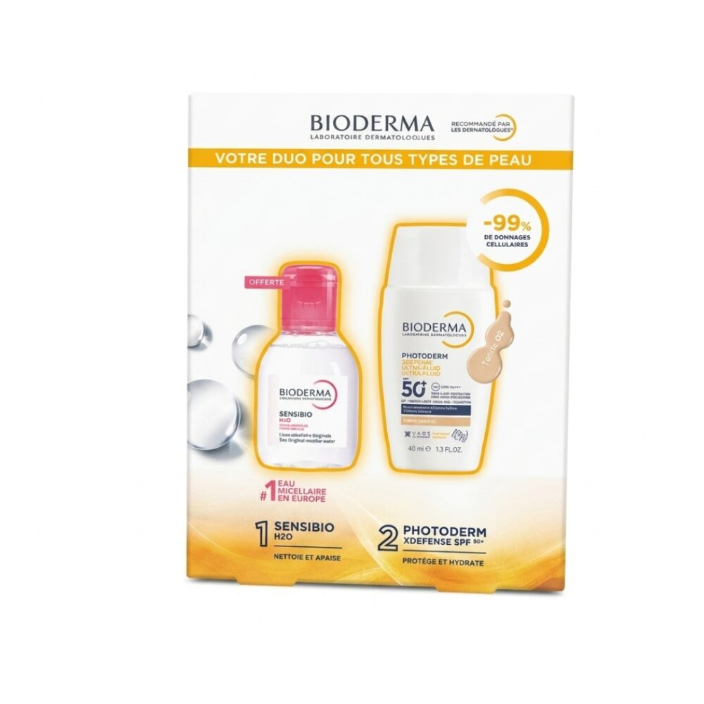 Bioderma Photoderm Xdefense Ultra Fluide Max 02 Teintesensibio H2o 100ml Pack