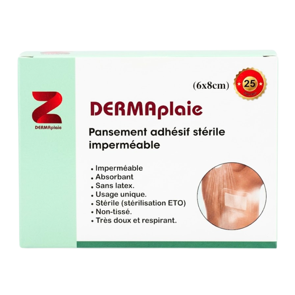 Dermaplaie Pansement Adhesif Steril 6x8cm