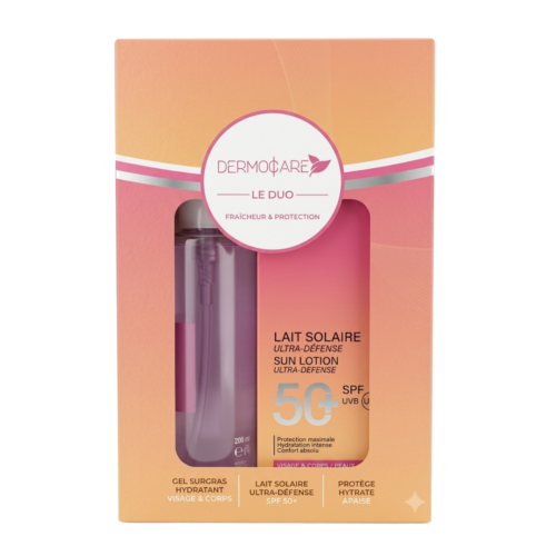 Dermocare Lait Solaire Spf50 150mlgel Surgras 200ml Pack 1