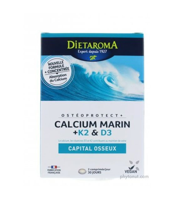 Dietaroma Calcium Marin K2 D3 60cps