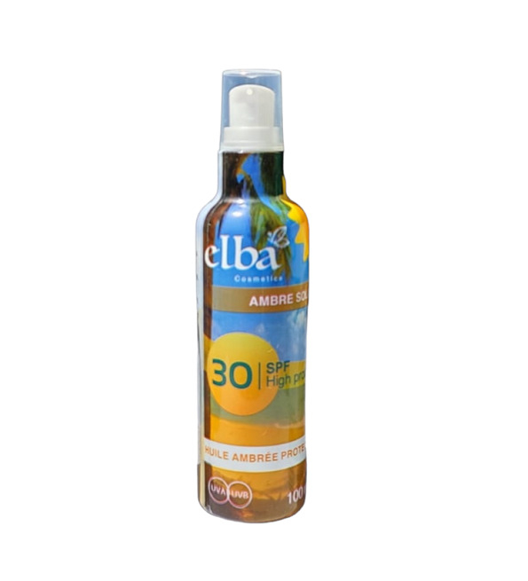 Elba Ambre Solaire Spf30 100 Beautymall Parapharmacie