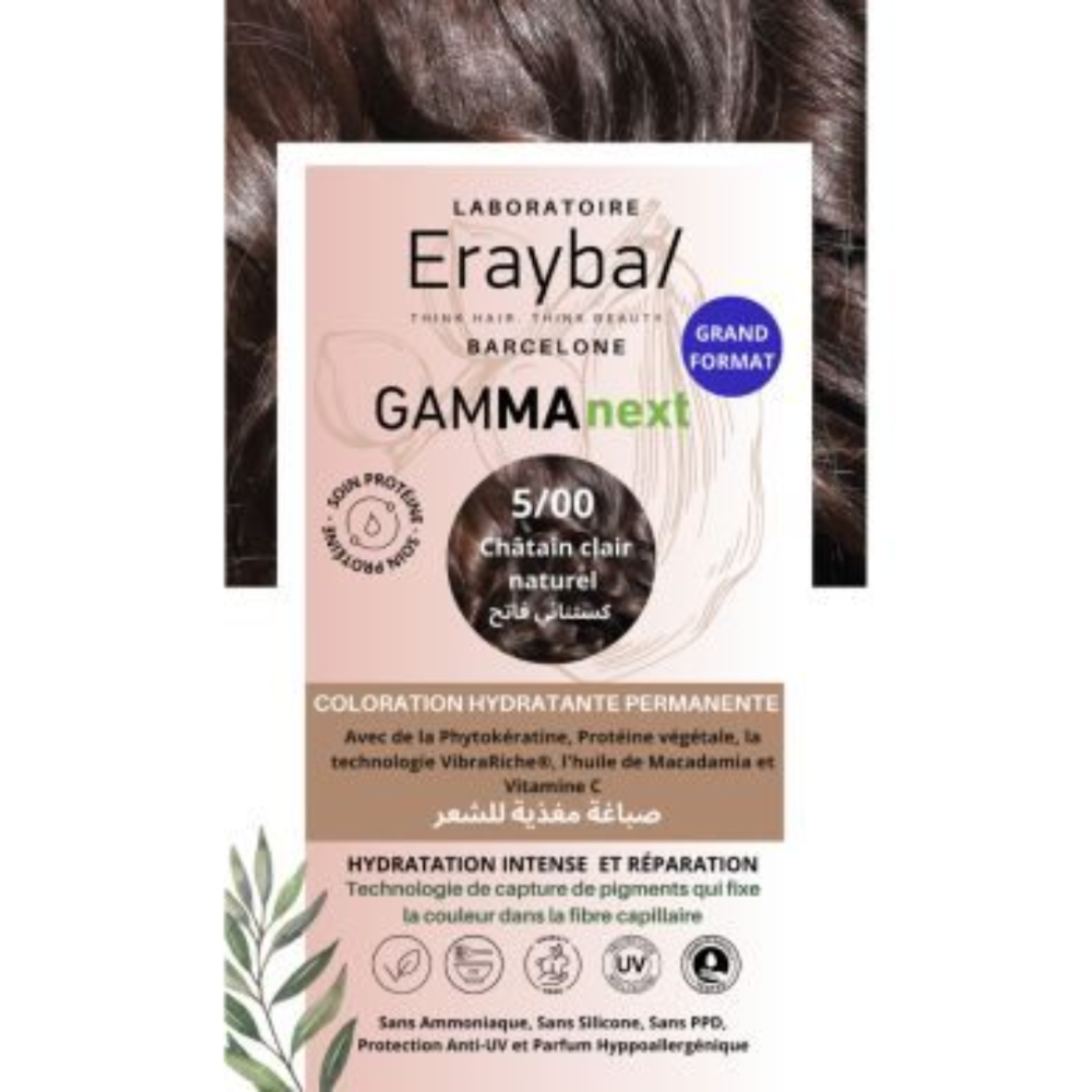 Erayba Gamma Next Coloration 500 Chatin Clair Naturel