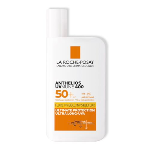 La Roche Posay Anthelios Uvmune 400 Creme Solaire Fluide Invisible Peaux Sensibles 50ml
