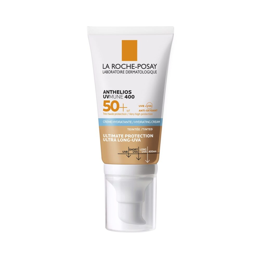 La Roche Posay Anthelios Uvmune 400 Creme Solaire Teintee Peaux Sensibles Normales A Seches 50ml