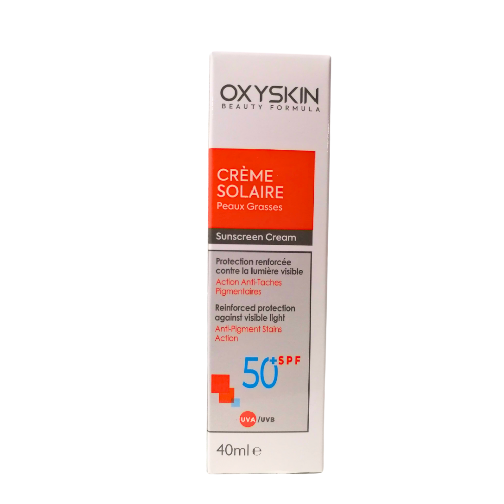 Oxyskin Ecran Solaire Peaux Grasses Spf50 40ml
