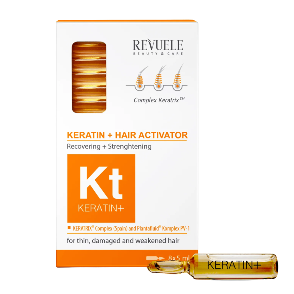 Revuele Ampoules Keratin Hair Restoration Activator 85ml