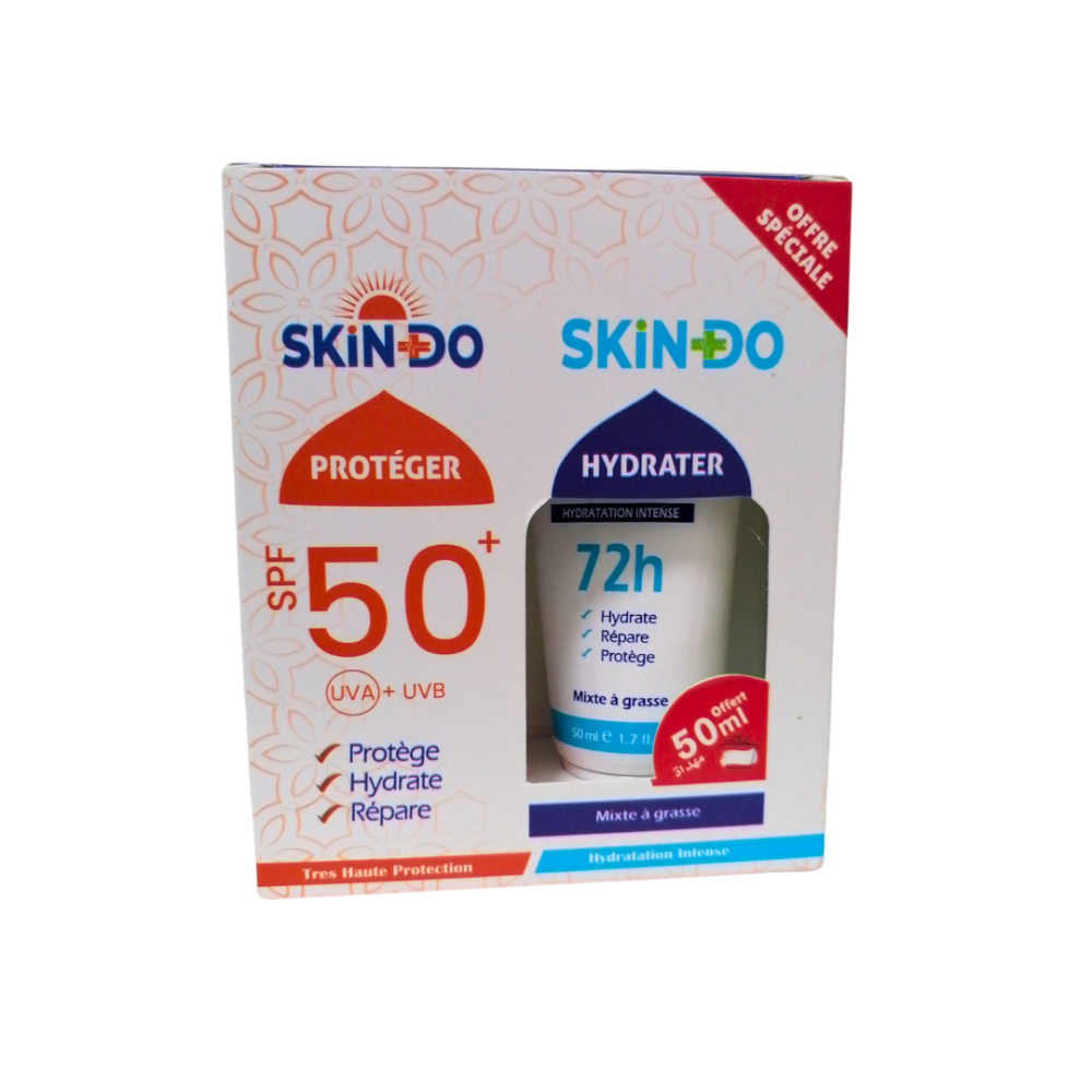 Skindo Ecran Solaire Invisible Creme Hydratante Peaux Mixtes A Grasses