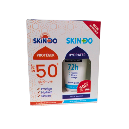 Skindo Ecran Solaire Invisible Creme Hydratante Peaux Mixtes A Grasses