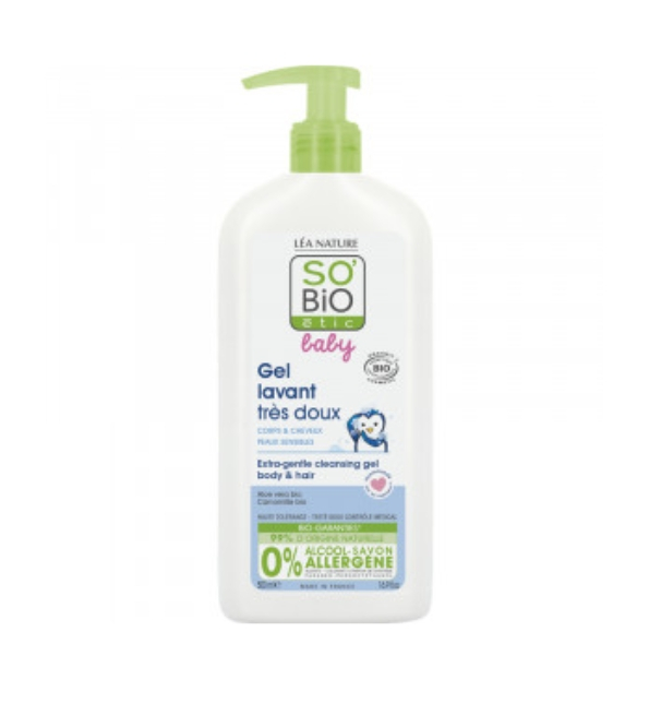 So Bio Baby Gel Lavant Tres Doux Hypoallergenic 500ml