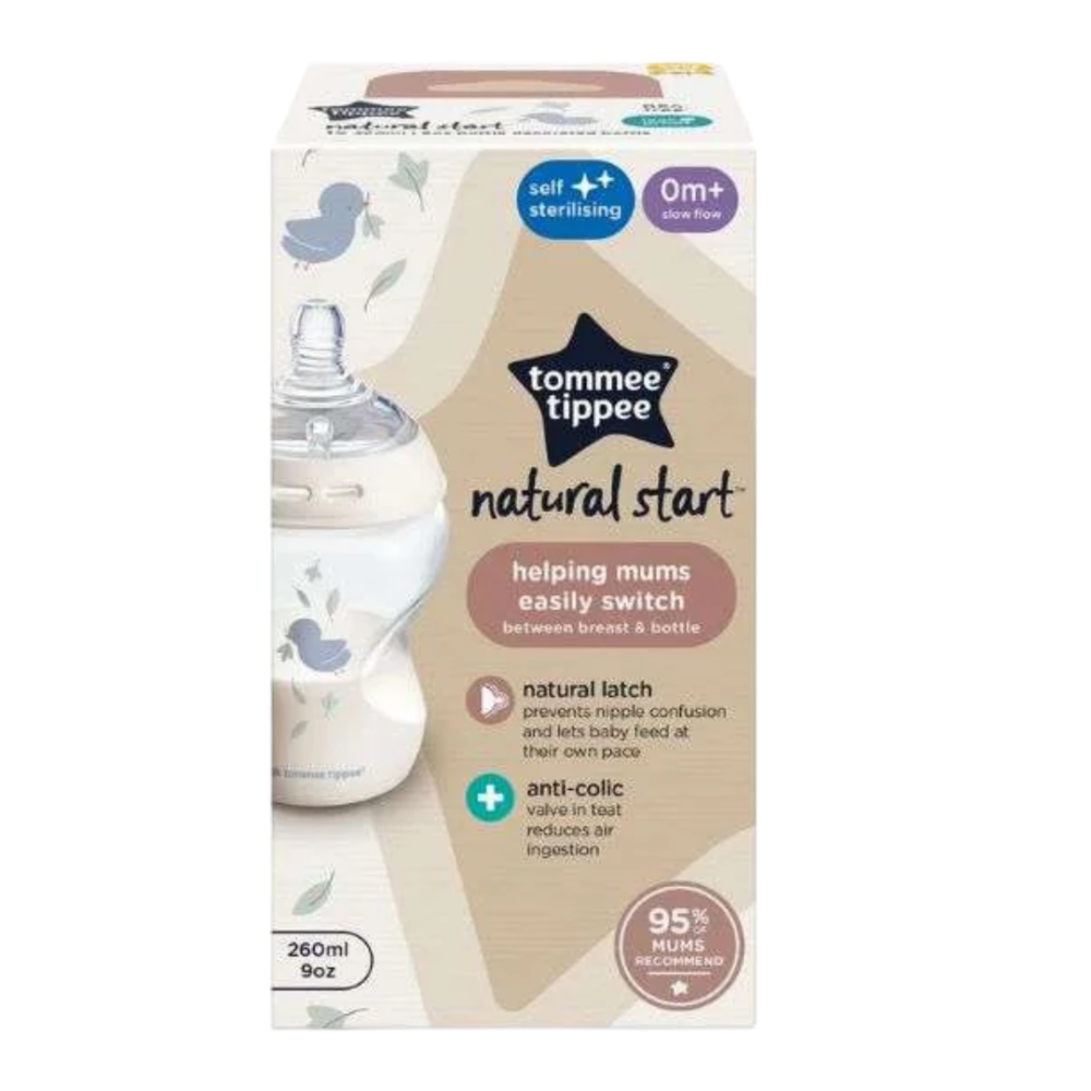 Tommee Tippee Biberon Natural Start Decor 260ml 0m Ref 42250206