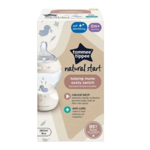 Tommee Tippee Biberon Natural Start Decor 260ml 0m Ref 42250206